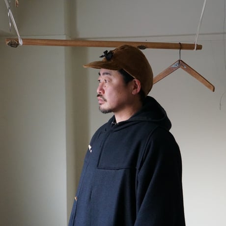 (STOCK)FIELD CAP BROWN CORD