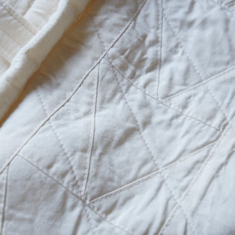 (ORDER) QUILT巾着オフ白