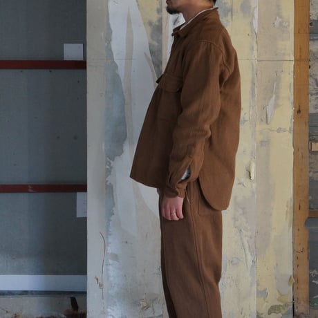 (OEDRE) H/Z WORK SHIRT 本間織布製杉綾生地