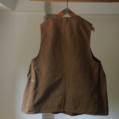 (OREDER)WORK VEST 本間織布キャンバス