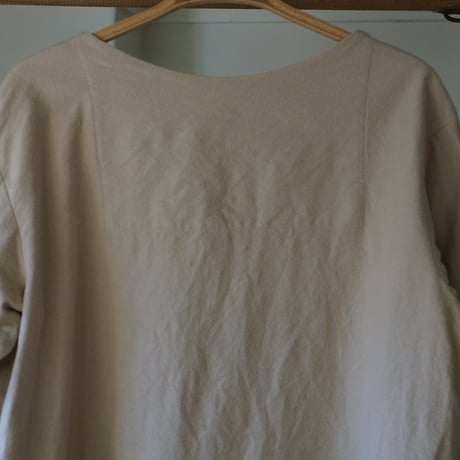(ORDER)BOAT NECK SHIRT 生成ネル