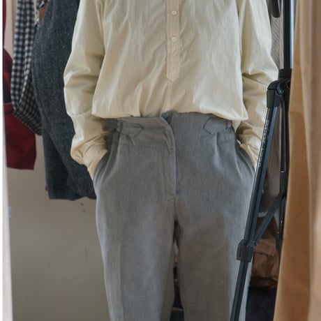 (ORDER) WORK TROUSERS  灰染　カツラギ