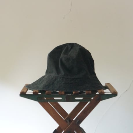 (STOCK)FILD HAT 炭✖顔料　タイプライター