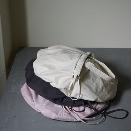 (ORDER）巾着 オフ白