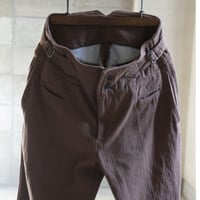 (ORDER) WORK PANTS　本間織布製杉綾生地