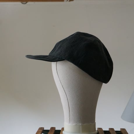 (STOCK)CAP 炭染✖顔料染　カツラギ