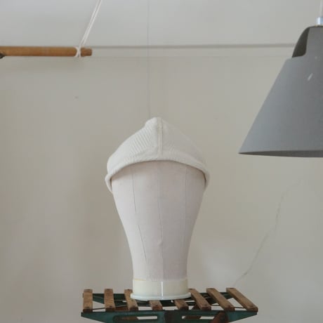 (ORDER)WORK CAP WOOL H/B WHITE