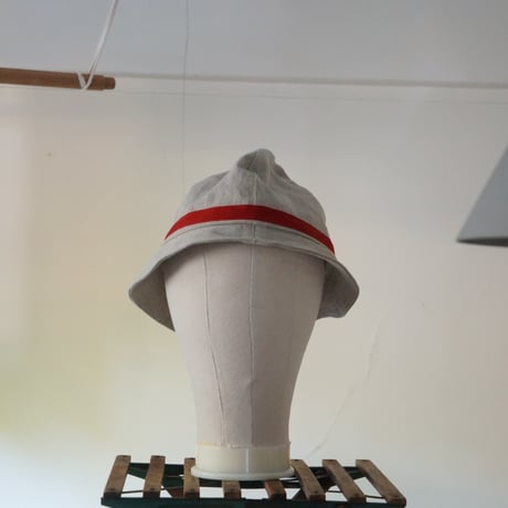 (STOCK)(Order) HUNTER HAT 綿麻 赤テープ