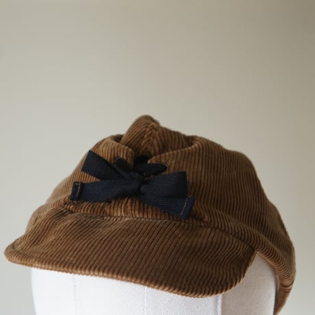 (STOCK)FIELD CAP BROWN CORD