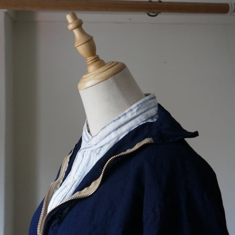 (ORDER)SMOCK INDIGO RINEN