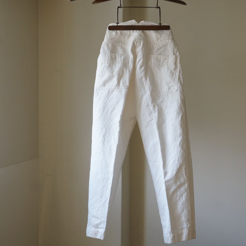 ORDER)WORK trousers WHITE | nowhere else TATAMIZE