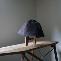 (ORDER)EASY HAT SHORT WOOL BROWN
