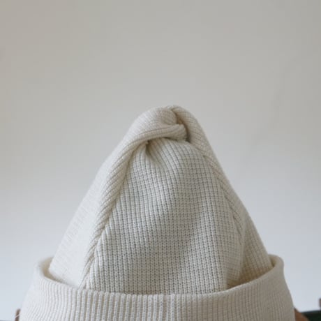 (2025 4/25発送）TWIST COTTON KNIT CAP オフシロ