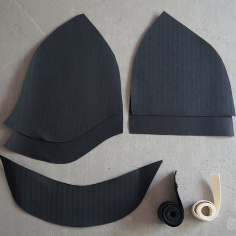 (STOCK) WORK CAP KIT NAVY H/B