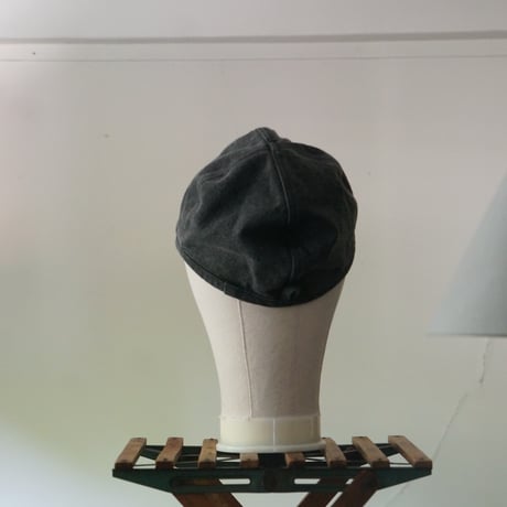 (STOCK)WORK CAP 炭✖顔料染　カツラギ