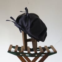 (STOCK)WRAP Beret charcoal