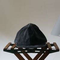 (STOCK)CAP 炭染✖顔料染　カツラギ