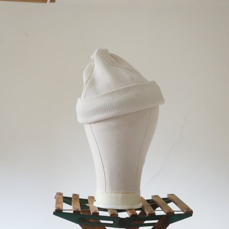 (2025 4/25発送）TWIST COTTON KNIT CAP オフシロ