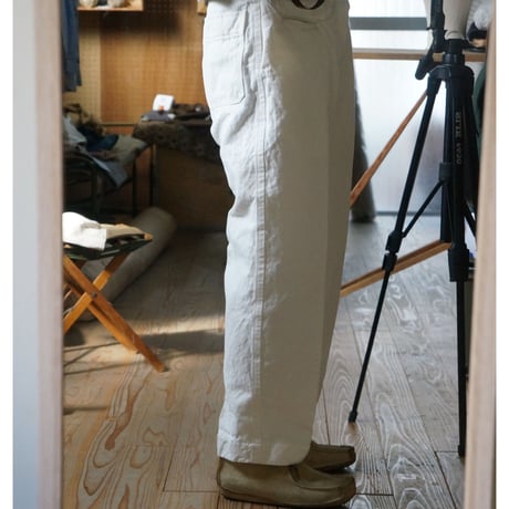 (ORDER)WORK trousers WHITE