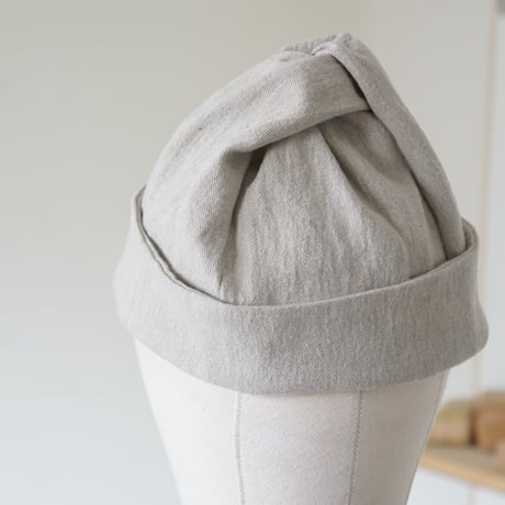 (ORDER)TWIST CAP NEW キナリ綿麻　キナリ