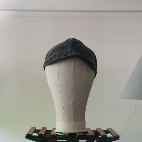 (STOCK)WORK CAP 炭✖顔料染　カツラギ