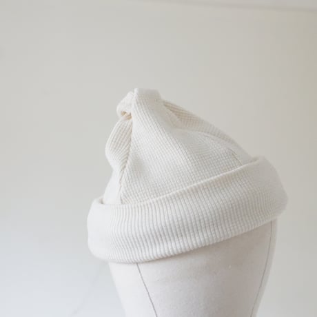 (2025 4/25発送）TWIST COTTON KNIT CAP オフシロ