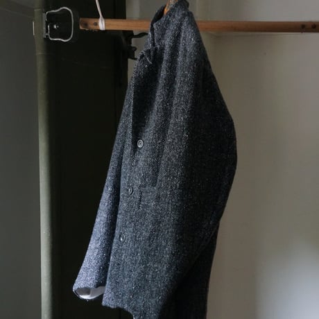 (ORDER)STAND COLLAR JACKET WOOL H/B