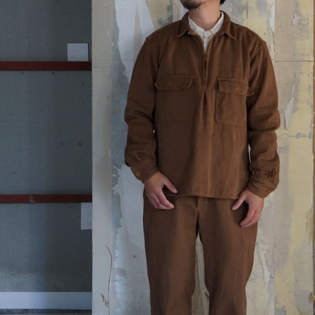 (OEDRE) H/Z WORK SHIRT 本間織布製杉綾生地