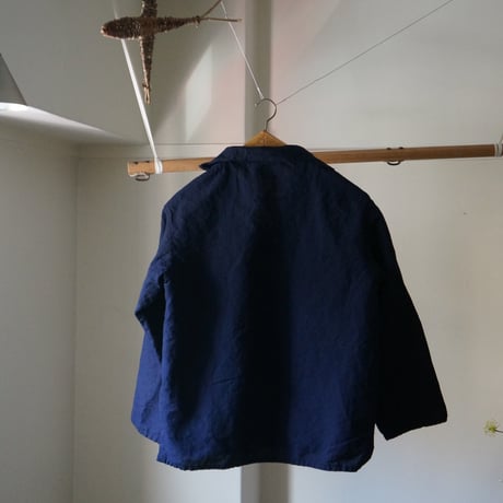 (ORDER)SMOCK INDIGO RINEN