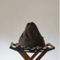 (2025 4/13発送）TWIST COTTON KNIT CAP OLIVE