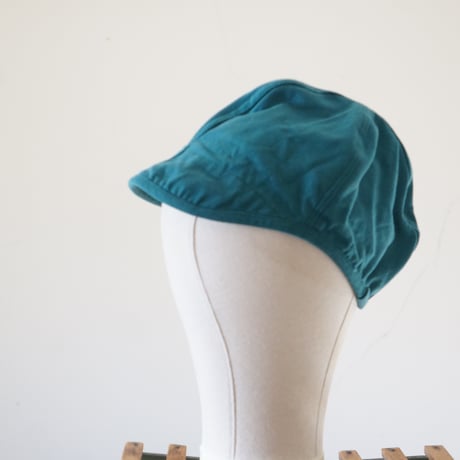 (stock)work cap 1st 本間織布　グリーン
