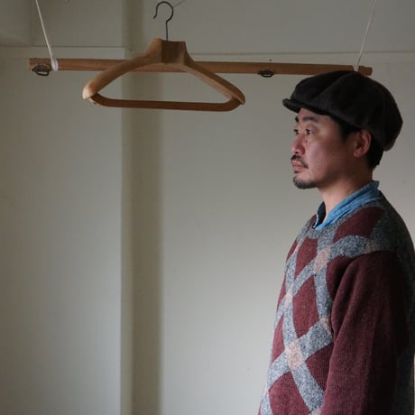 (ORDER)WOOL CASQUETTE BROWN WOOL