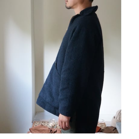 (ORDER)worsted SMOCK NAVY