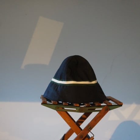 (Stock)easy hat line navy