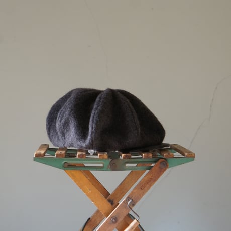 (ORDER)WOOL CASQUETTE BROWN WOOL
