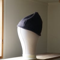 (STOCK)TWIST CAP BEANIE BROWN WOOL