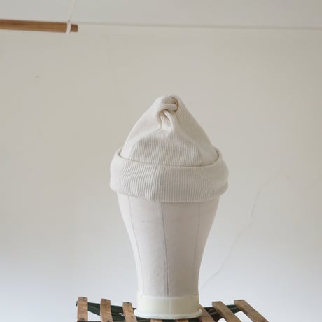 (2025 4/25発送）TWIST COTTON KNIT CAP オフシロ