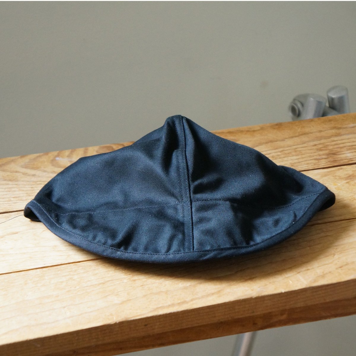 TATAMIZE / work cap ブラック TATAMIZE: WORK CAP . black dnm | RÜCKWÄRTS