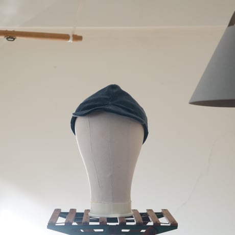 (ORDER)WORK CAP 2 CORD  GRAYISH NAVYBLUE
