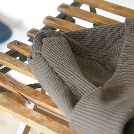(2025 4/13発送）TWIST COTTON KNIT CAP OLIVE