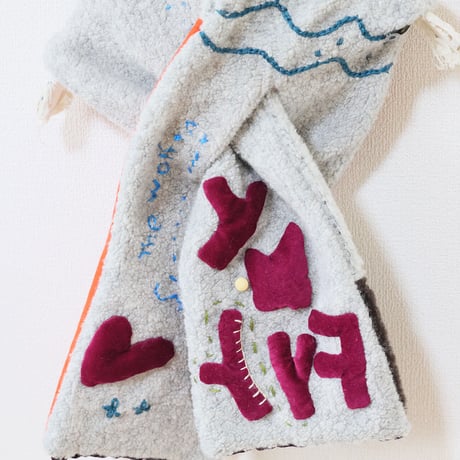☆sale☆ウールマフラー「gathered twigs b」