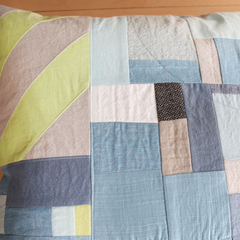 クッションカバー×nunotunagi☆45x45cm☆水色c3 | SpecialFRESH