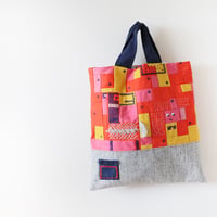 ぺたんこトート「oh!sanpo」