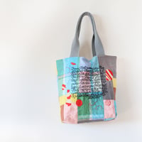 ハンドステッチメッセージショルダーバッグ　shima