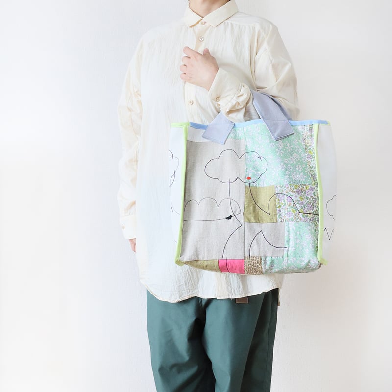 パッチワークバッグDrawing overーlime | SpecialFRESH
