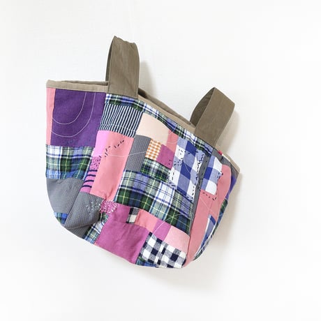 O様ご注文品　キュービックトート×BlueCheck３