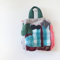 ウールバッグ「BOTANICAL NEON NIGHT」