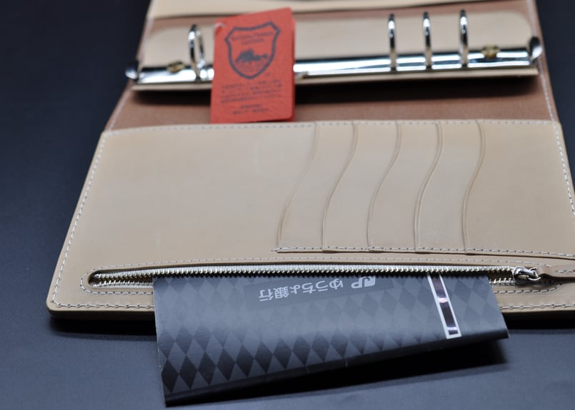 ☆送料込み☆システム手帳☆A5サイズ☆リング25mm☆栃木レザー