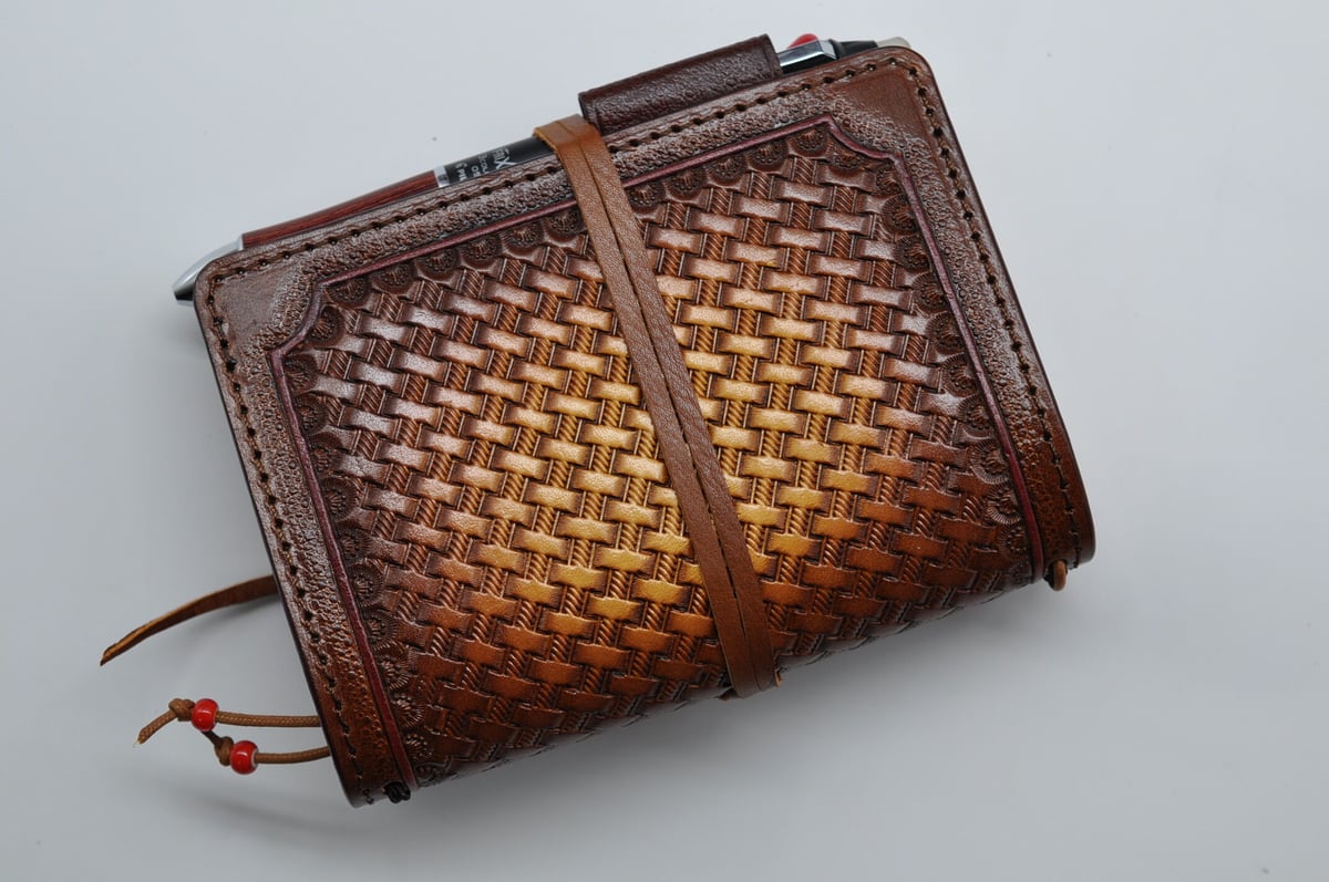 ☆送料無料☆トラベラーズノートカバー☆パスポートサイズ☆手染め