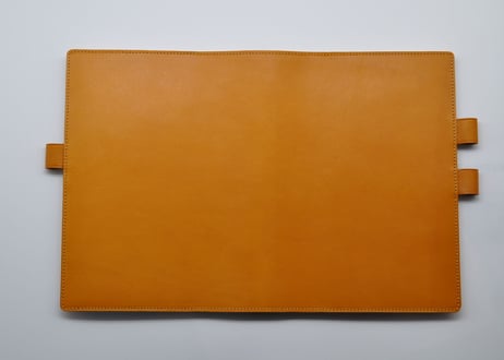 ★送料無料★コクヨ（キャンパスノート）カバー★B5変形サイズ★栃木レザー　オイルヌメ（キャメル）★